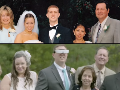 «Умные очки» от eSight показали слабовидящему его собственную свадьбу