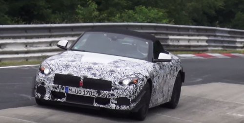 Новый родстер BMW Z5 тестируют на Нюрбургринге