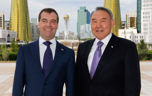 Медведев и Назарбаев  обсудили  вопросы торгово-экономического сотрудничества