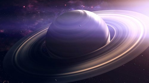 Ученым NASA удалось зафиксировать голубую дымку вокруг Сатурна