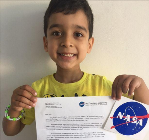 NASA ответило на письмо 5-летнего мальчика