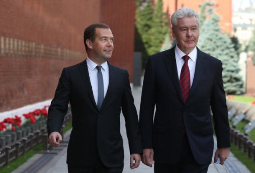 Медведев и Собянин встали во главе рейтинга преемников Путина
