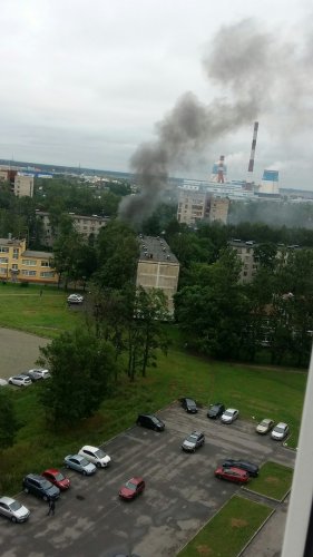 В Петербурге на проспекте Большевиков загорелась квартира