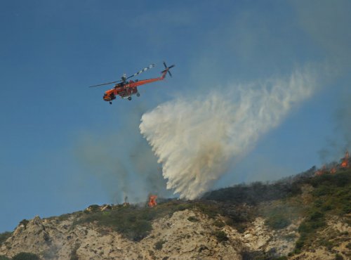 МВД Грузии рассказало об аварии пожарного вертолёта в Боржомском ущелье