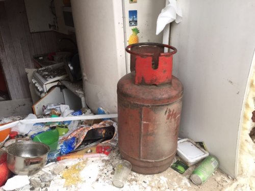 В Новосибирске в жилом доме взорвался балон с газом