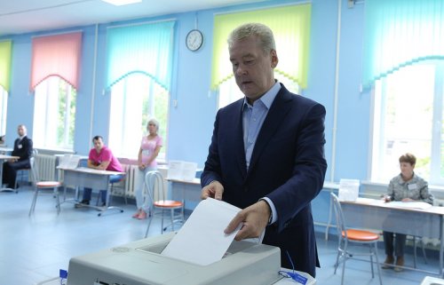 Мэр Москвы уже отдал свой голос на выборах