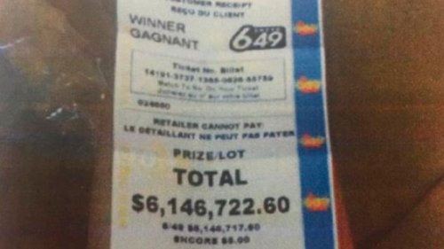 Житель Канады выиграл огромную сумму в лотерею