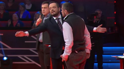 Саакашвили и Мосийчук едва не подрались на политическом шоу