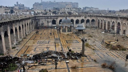 Россия помогает восстановить древнюю мечеть в Алеппо