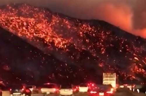 110 тысяч жителей покинули свои дома из-за пожаров в Южной Калифорнии