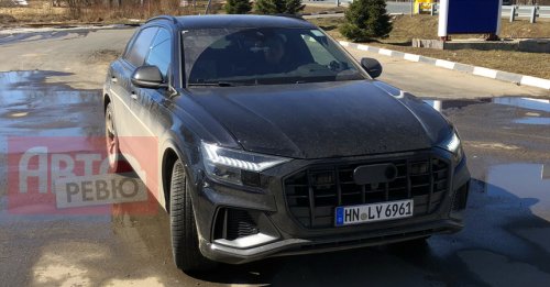 В сети появились фото Audi SQ8 практически без комуфляжа