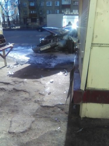 В Воронеже произошло ДТП с участием двух автомобилей