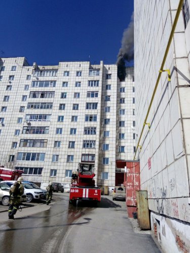 В Перми загорелась квартира в многоэтажке