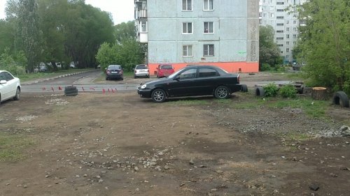 «Бандиты»: В Омске жильцы обвиняют автолюбителей в незаконном спиле деревьев