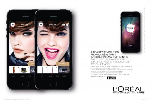 Makeup Genius позволит «примерить» на себе косметику L’Oréal Paris прямо в Facebook