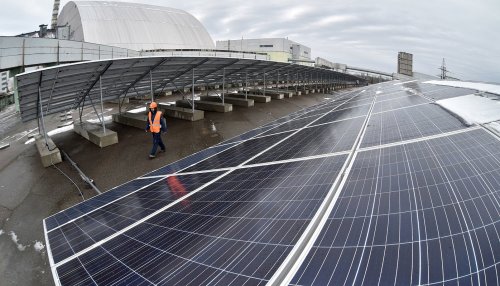 В Чернобыле заработала первая солнечная электростанция