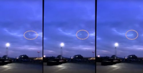 В США очевидцы сняли на камеру инопланетный НЛО