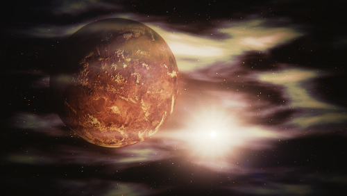 Ученые заметили над Венерой таинственную дугу