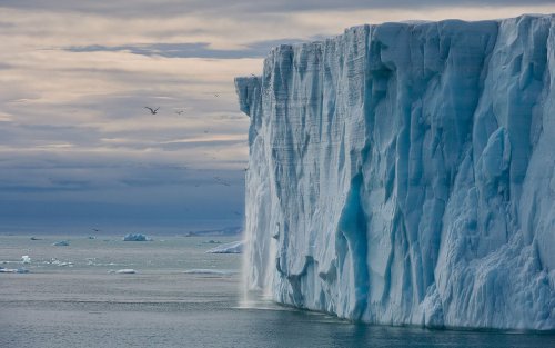 Высокие ледяные скалы могут вызвать быстрый подъем уровня моря