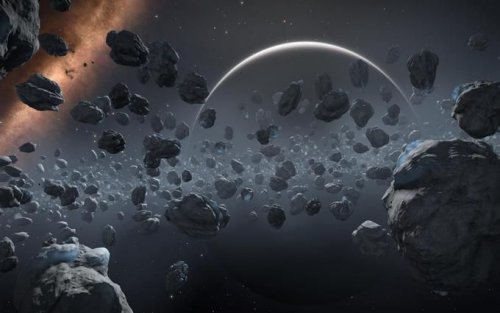  На металлических астероидах могли вспыхнуть железные вулканы