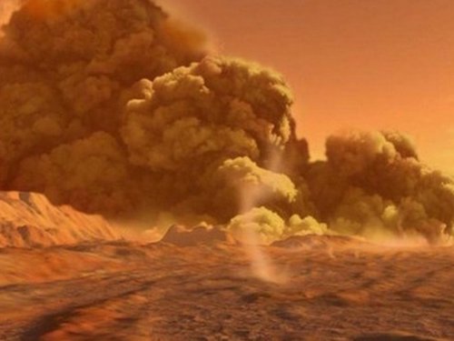 Учёные: Марс мог лишиться своей воды в результате мощнейшей пыльной бури