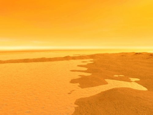 На луне Сатурна Титан нашли многочисленные  озера с жидким метаном