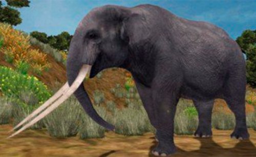 Азиатский слон выживает в отличие от  стегодона благодаря разнообразной диете