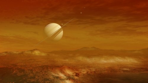Затяжные зимние полярные вихри охлаждают  луну Сатурна  Титан