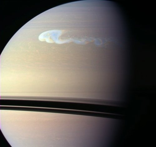 Новый метод PlanetNet  помогает астрономам  обнаруживать штормы на Сатурне