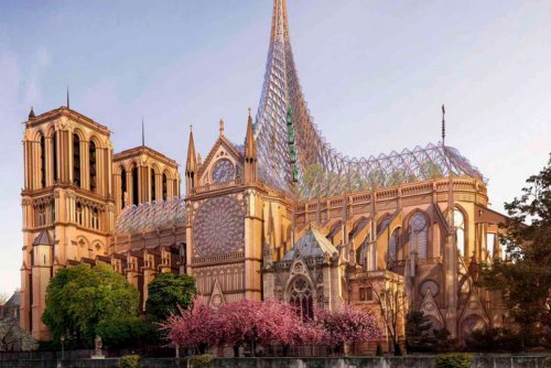Франция представит новый вид собора Нотр-Дам-де-Пари