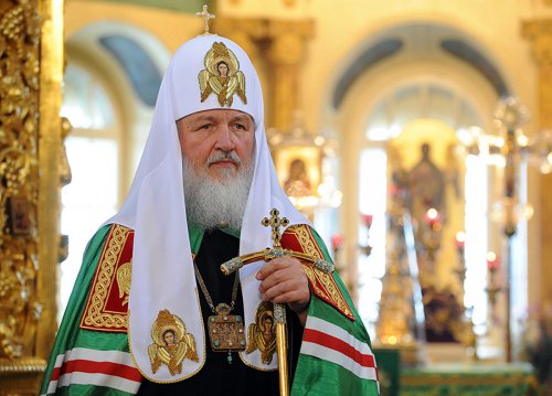 Патриарх Кирилл: Россия ежедневно строит по три храма