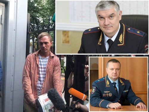 Путин уволил двух генералов МВД из-за скандала с делом Голунова
