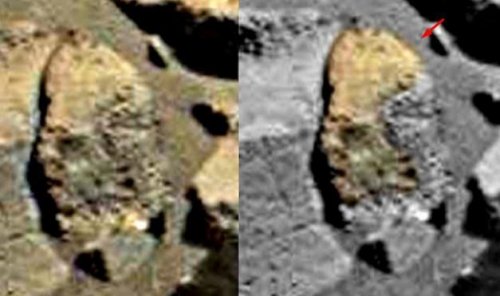 «На Марсе поклонялись своим богам»: Уфолог обнаружил на снимках НАСА образ неизвестного существа