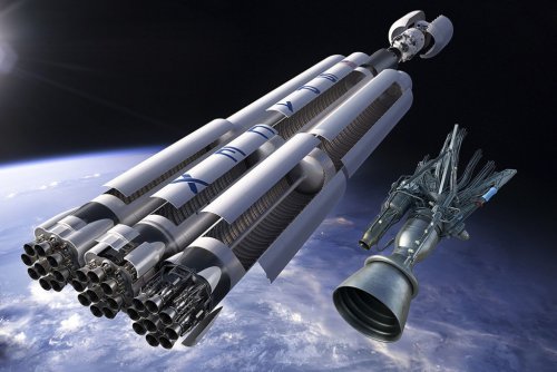 Сверхтяжелая ракета Falcon Heavy с «ценным грузом» была успешно запущена