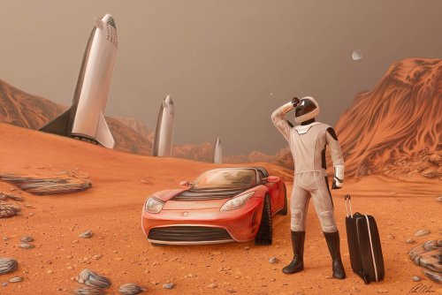 Илон Маск сообщил, когда первый экипаж полетит на Марс