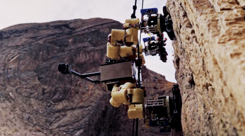 Робот-скалолаз LEMUR-3 нашёл в Долине смерти окаменелость эпохи палеозоя