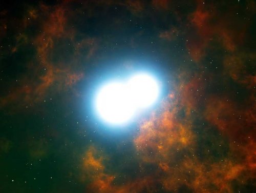 Обнаружена новая необычная двойная звездная система, в которой проживают два белых карлика