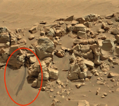 «NASA вновь темнит!»: Уфолог обнаружил на снимках Марса воду в двух метрах от марсохода