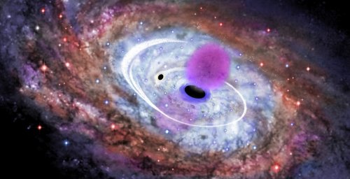 Чёрная дыра надула гигантские пузыри в самом центре Млечного пути