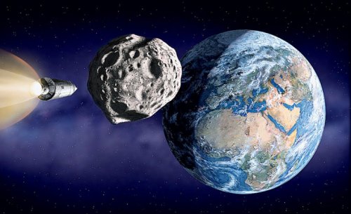 Россия разрабатывает средства  уничтожения опасных астероидов, направляющихся  к Земле