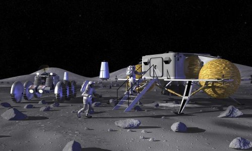 Россия будет отслеживать угрожающие Земле астероиды с роботизированной обитаемой атомной базы на Луне