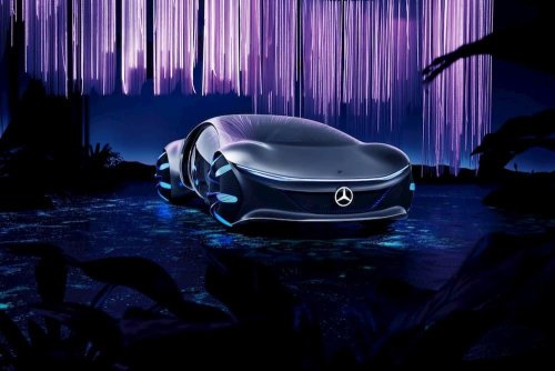 Mercedes-Benz Vision AVTR concept был представлен на выставке CES 2020