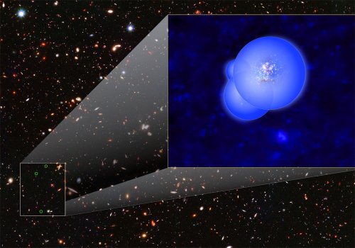 Астрономы открывают необычную галактику-монстра в самой ранней Вселенной