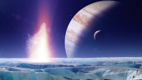 Эксперты: внеземная жизнь существует на спутнике Юпитера Европа