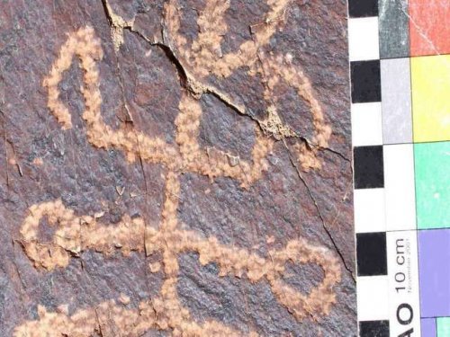 В Иране обнаружен древний петроглиф богомола