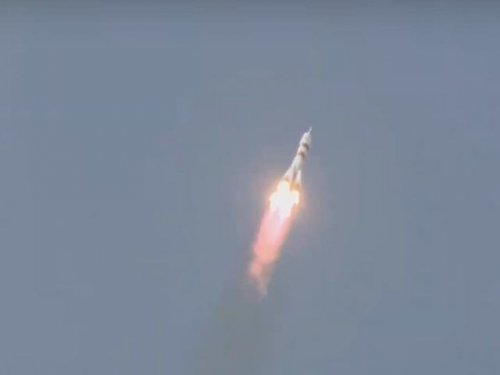 Запуск космического корабля «Союз МС-16»  с  космодрома Байконур с экипажем МКС  прошел успешно