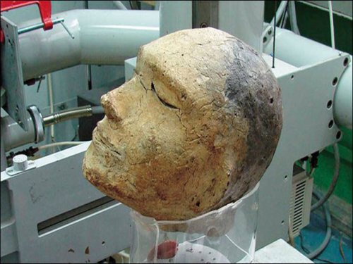 Таинственная 2100-летняя тагарская маска смерти скрывала череп барана