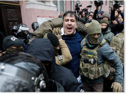  Опозоренному любителю жевать  галстук Михаилу Саакашвили предложили пост вице-премьера в Украине