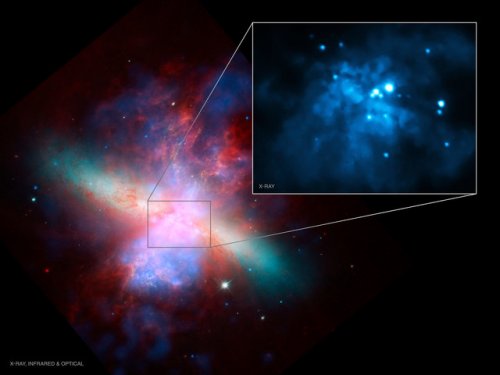 Телескоп  Спитцера показывает точное время танца черной дыры