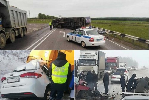 В ДТП на трассе «Красноярск-Канск» столкнулись 3 машины и грузовик